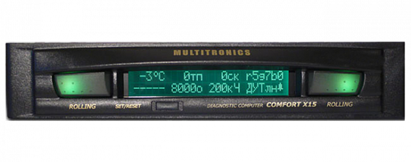 Бортовой компьютер Multitronics Comfort X15 на Lada 2108-15