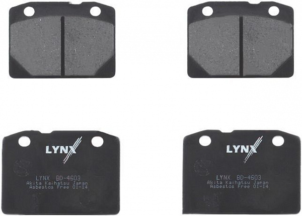 Тормозные колодки "Lynx" дисковые, передние для ВАЗ 2101-2107