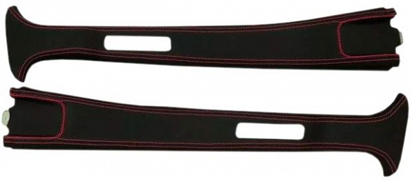 Обивки центральных стоек верхних обшитые кожей, с регулировкой для Лада (Калина 2, Гранта, Гранта FL), Датсун (mi-DO, on-DO)